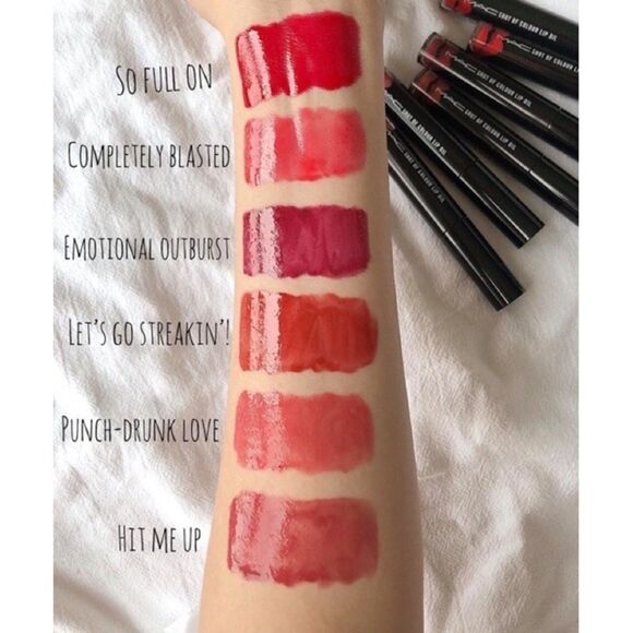 MAC Shot of Colour Lip Oil in 893 Completel Blasted. Full Size. New. - Picture 5 of 7